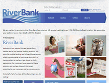 Tablet Screenshot of eriverbank.com